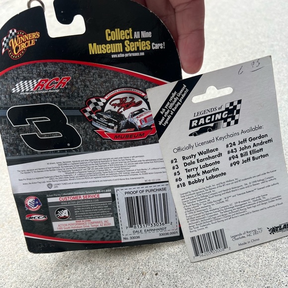 Dale Earnhardt #3 Winners Circle
Action Goodwrench Car 1:64
Series 2 & Key Chain - Picture 2 of 9